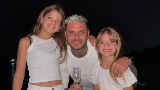 el saludo de mauro icardi en el cumpleaños de isabella
