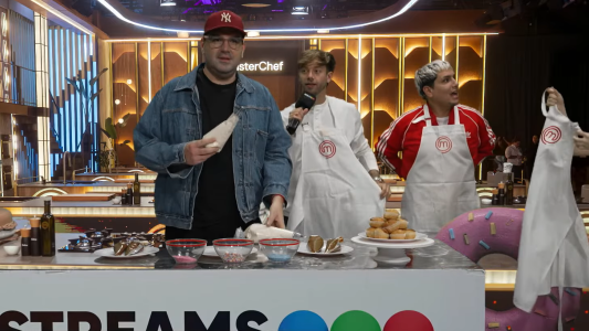 Damián Betular juzgó una competencia de pastelería a ciegas