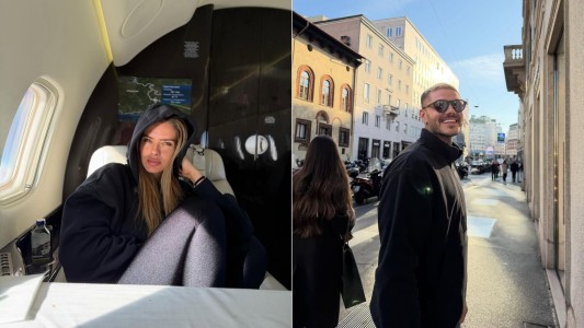 La China Suárez y Mauro Icardi, de viaje: exclusividad, glamour y un jet privado de lujo