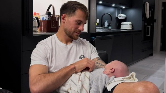 Alexis Mac Allister mostró su lado más tierno con su hija Alaia