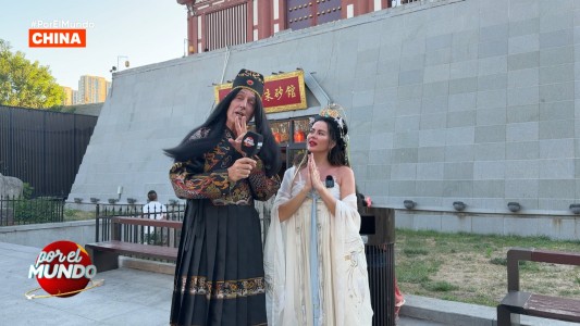 Marley y Karina Jelinek utilizaron vestimenta hanfu