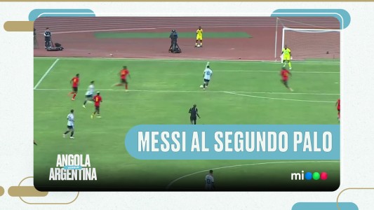Marques le atajó el primero a Messi - Angola vs. Argentina