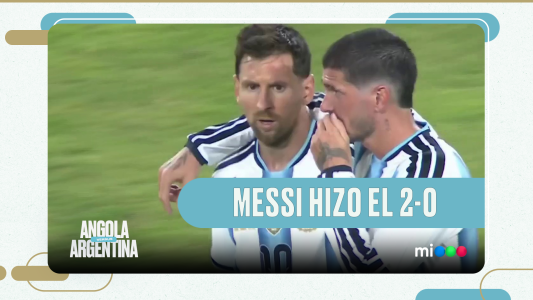 Gol de Messi para el 2-0 y liquidar el amistoso - Angola vs. Argentina