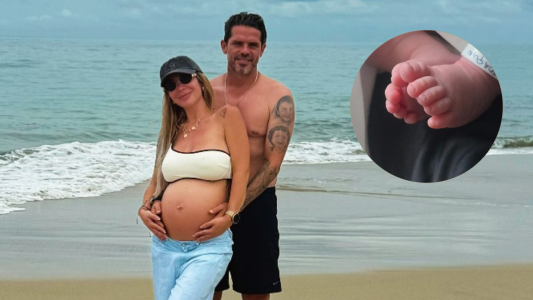 Fernando Gago fue papá por cuarta vez: nació Joaquín, su primer hijo con Verónica Laffitte