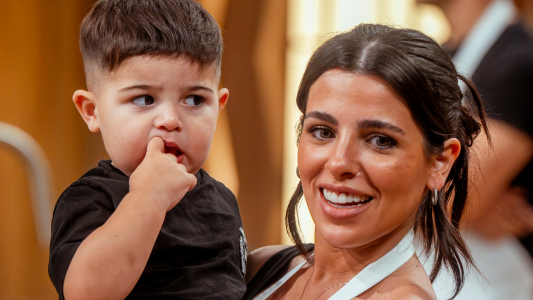 Valentina Cervantes y su bebé: "A Benja lo paran para pedirle fotos"