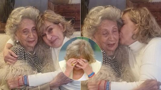 Georgina Barbarossa se quebró al revelar la historia detrás de su viaje a España: "Hace 50 años que no veía a mi tía"