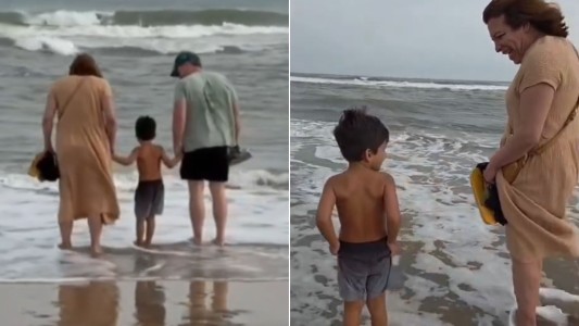 Lizy Tagliani llevó a su hijo Tati a conocer el mar: "Nos trajiste una nueva vida"