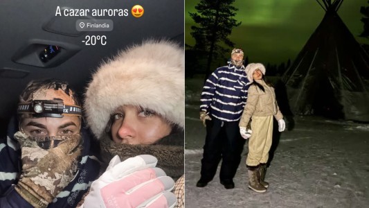 Así fue el viaje de María Becerra y J Rei a Finlandia para ver auroras boreales