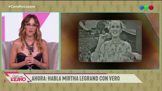 Mirtha Legrand celebró sus 99 años y habló en vivo en Cortá por Lozano: "He sido muy feliz"