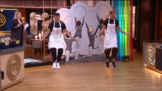 El gesto de Ian Lucas con el Chino Leunis en la competencia de saltos: "Lo dejé ganar"