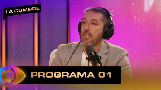 Gabriel Lucero en "La Cumbre" con Santiago del Moro