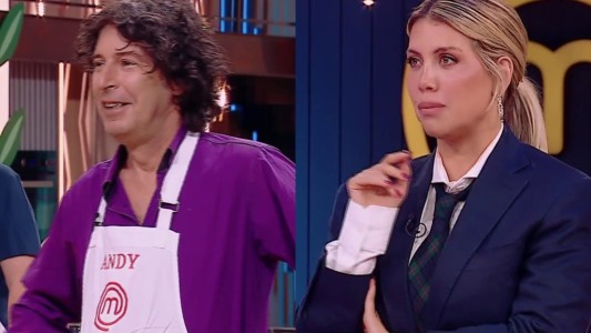 Wanda Nara le pidió un beso a Andy Chango, pero él redobló la apuesta: "Apagan la luz y voy con todo"