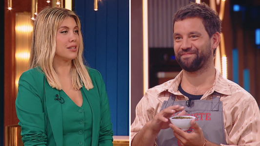Wanda Nara chicaneó a Cachete Sierra con una divertida comparación en Masterchef Celebrity