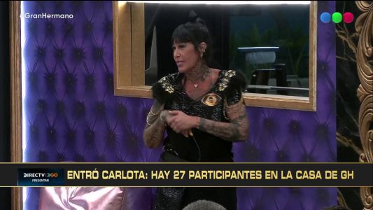 "Carlota" llegó a la casa de Gran Hermano y hubo reacciones raras