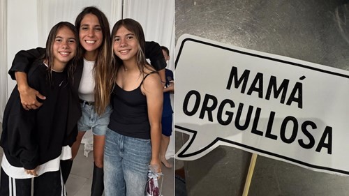 Emoción total: las hijas de Cinthia Fernández terminaron la primaria y así lo festejaron
