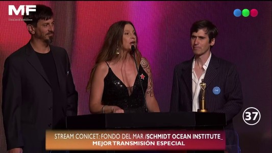 "Gracias por apoyarnos siempre": la ovación y el festejo por Stream CONICET en los Martín Fierro