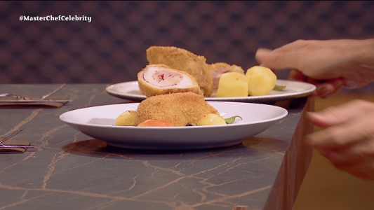 "Pollos hermanos": así quedaron las réplicas de cordon bleu en Masterchef Celebrity