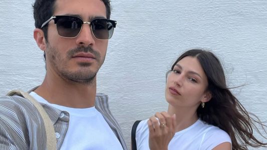 Úrsula Corberó compartió la primera postal de Dante junto al Chino Darín y reveló el rostro del recién nacido