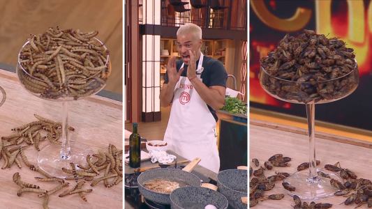 Semana del terror en Masterchef Celebrity: larvas, grillos y platos extremos