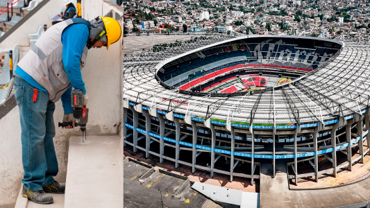 ¿Peligra como sede? El Estadio Azteca terminará su remodelación después del Mundial 2026
