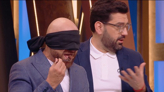 Experiencia difícil: Germán Martitegui tuvo que degustar a ciegas