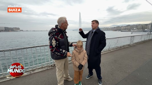 Por el Mundo en Suiza: Maxi López recibió a Marley y le mostró Ginebra