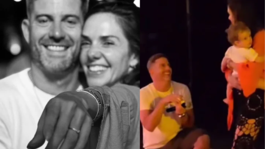 ¡Dijo que sí!: La romántica y sorpresiva propuesta de casamiento para Julieta Nair Calvo