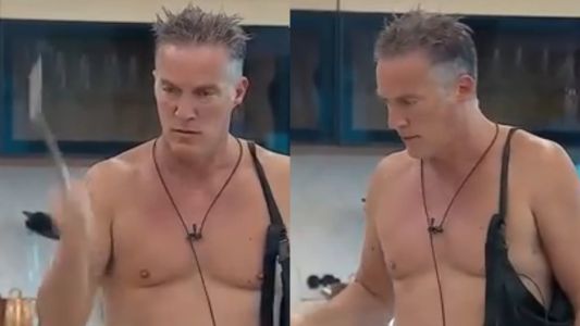 Eduardo agarró una espátula y empezó a hacer karate: el momento que desconcertó a todos