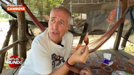 ¡Marley comió rata asada en Camboya!