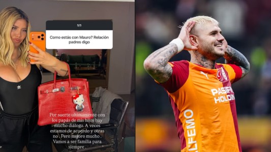 Wanda Nara retomó el diálogo con Mauro Icardi: "Siempre vamos a ser familia"