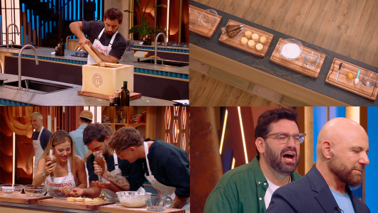 Una trampa puso en riesgo a todos los famosos durante la miniprueba de 6 postas a una mano