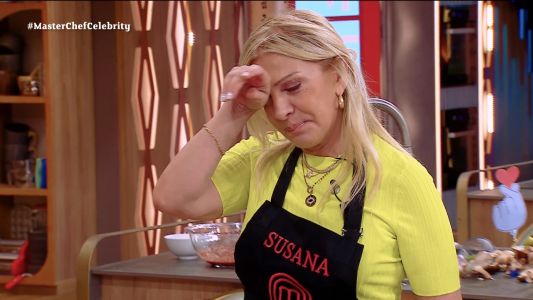 El llanto de Susana Roccasalvo que predijo su eliminación en Masterchef Celebrity