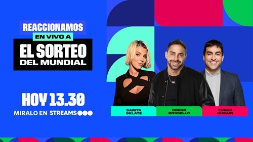 Desde las 13 reaccionamos al Sorteo de la Copa Mundial FIFA 2026