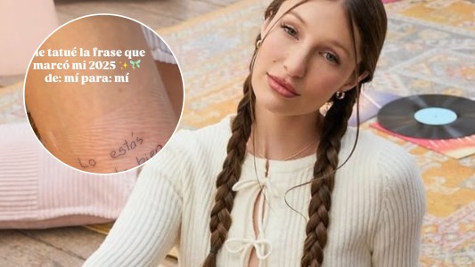 Yami Safdie cerró el 2025 con un íntimo y curioso tatuaje