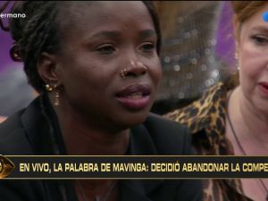 Jenny Mavinga no soportó la angustia y abandonó la casa de Gran Hermano por decisión propia
