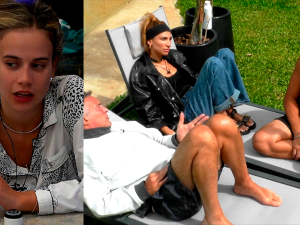 El desplante de Cinzia a Eduardo, Solange y Emanuel terminó con gritos y llanto