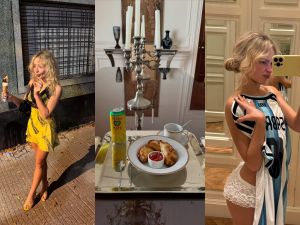 Empanadas, helado y Scaloneta: las postales de Sabrina Carpenter en la argentina