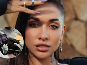 Manos a la obra: María Becerra agarró la soldadora y fabricó una reja para su perrita