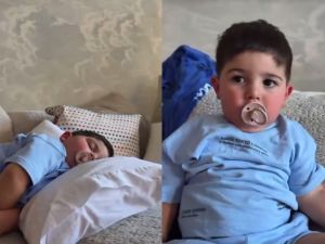 A Benja Fernández lo despertaron al estilo Gran Hermano, pero no le gustó nada