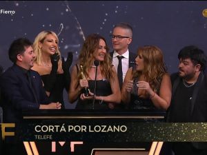 Los 10 años de éxito de Cortá por Lozano fueron galardonados con un Martín Fierro
