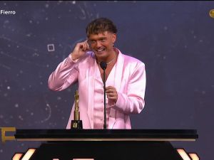 Ian Lucas, campeón de Masterchef Celebrity, ganó el Martín Fierro a la Revelación del año