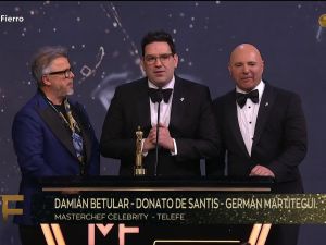 El jurado de Masterchef Celebrity ganó el Martín Fierro: “La cocina une”