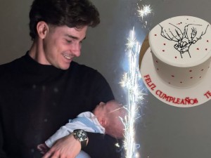 Julián Álvarez cumplió 26 años: el tierno festejo junto a su hijo Amadeo