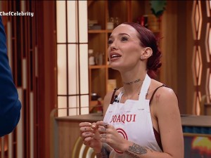 La Joaqui explicó su teoría tras llevarse el delantal gris en la noche navideña de Masterchef Celebrity