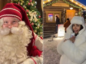 El viaje soñado de María Becerra: así fue su encuentro con el "verdadero" Papá Noel en Finlandia