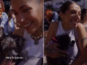 Video | La reacción de J Rei cuando María Becerra le contó que adoptó un perro en Miami
