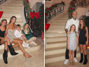 Así pasaron la Navidad la China Suárez y Mauro Icardi con sus hijos