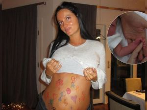 La primera foto de Oriana Sabatini con su hija Gia en brazos