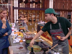 Wanda Nara incomodó a Rusherking con preguntas sobre la China Suárez en Masterchef Celebrity