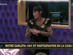 "Carlota" llegó a la casa de Gran Hermano y hubo reacciones raras